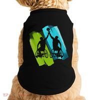 Cool Wheelchair Basketball Game Doggie Tank thumb 0
