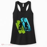 Cool Wheelchair Basketball Game Women's Tank Top thumb 0