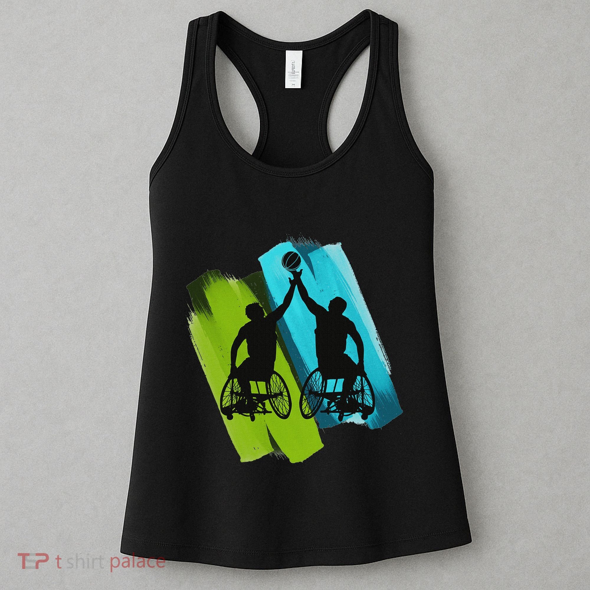 Cool Wheelchair Basketball Game Women's Tank Top