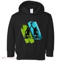 Cool Wheelchair Basketball Game Toddler Hoodie thumb 0
