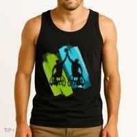 Cool Wheelchair Basketball Game Tank Top thumb 3