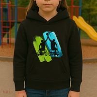Cool Wheelchair Basketball Game Kids Hoodie thumb 3