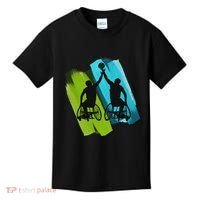 Cool Wheelchair Basketball Game Kids T-Shirt thumb 0