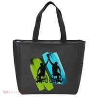 Cool Wheelchair Basketball Game Tote Bag thumb 0