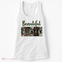 Crazy Women Beautiful Country Music Girl Western Bleached Women's Tank Top thumb 0