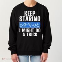 Cool Wheelchair Bound Art Cripple Handicapped Women's Sweatshirt thumb 0