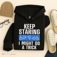 Cool Wheelchair Bound Art Cripple Handicapped Hoodie thumb 4