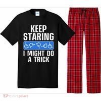 Cool Wheelchair Bound Art Cripple Handicapped Pajama Set thumb 0