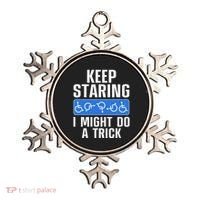 Cool Wheelchair Bound Art Cripple Handicapped Ornament thumb 0