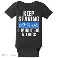 Cool Wheelchair Bound Art Cripple Handicapped Baby Bodysuit thumb 0