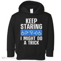 Cool Wheelchair Bound Art Cripple Handicapped Toddler Hoodie thumb 0