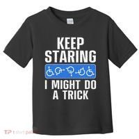 Cool Wheelchair Bound Art Cripple Handicapped Toddler T-Shirt thumb 0