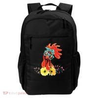 Chicken With Bandana Headband And Glasses Cute Backpack thumb 0
