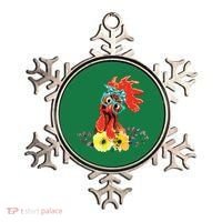 Chicken With Bandana Headband And Glasses Cute Ornament thumb 0