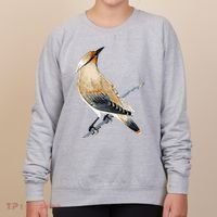 Cedar Waxwing Bird Ornithology Beautiful Songbird Women's Sweatshirt thumb 0