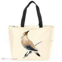 Cedar Waxwing Bird Ornithology Beautiful Songbird Tote Bag thumb 0