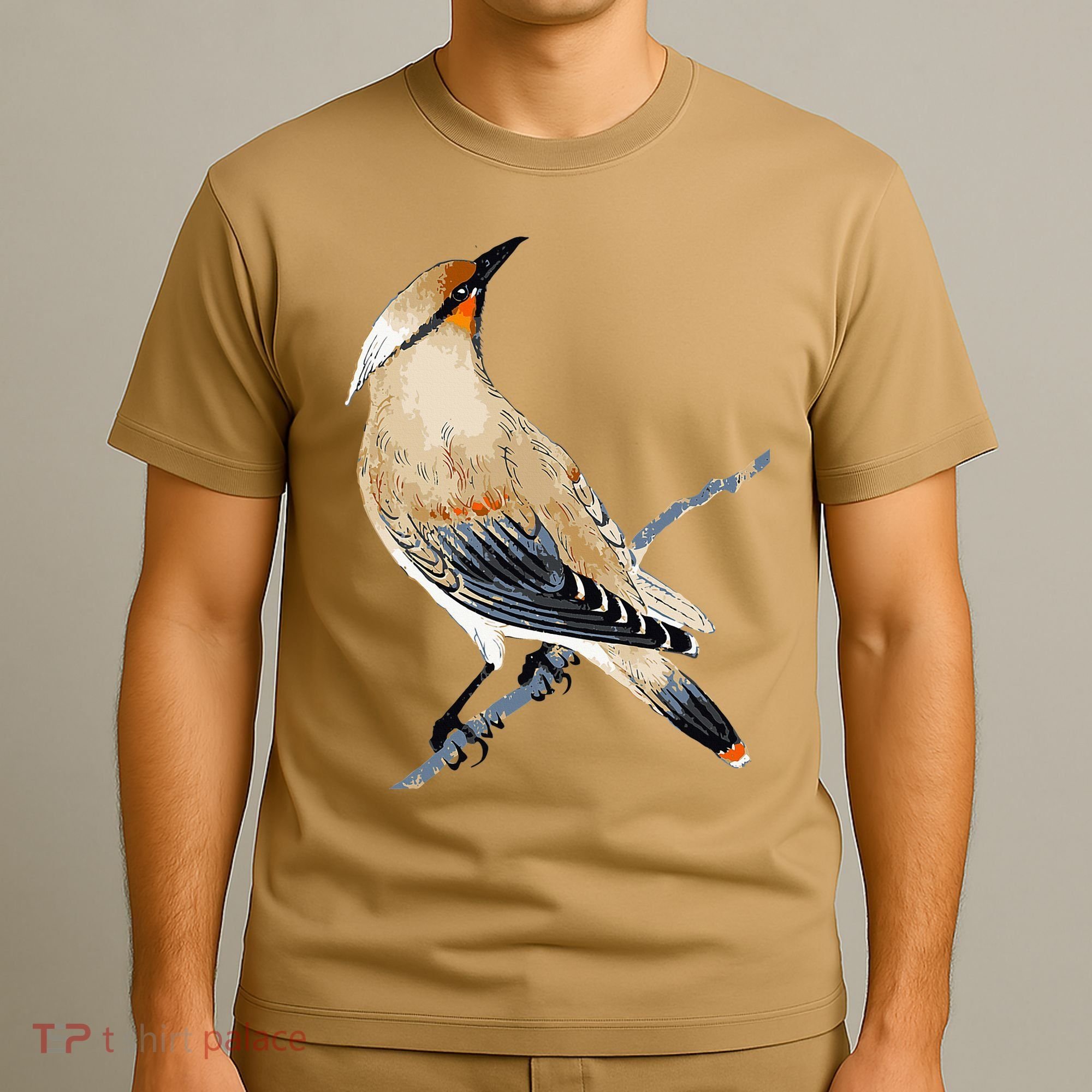 Cedar Waxwing Bird Ornithology Beautiful Songbird T-Shirt