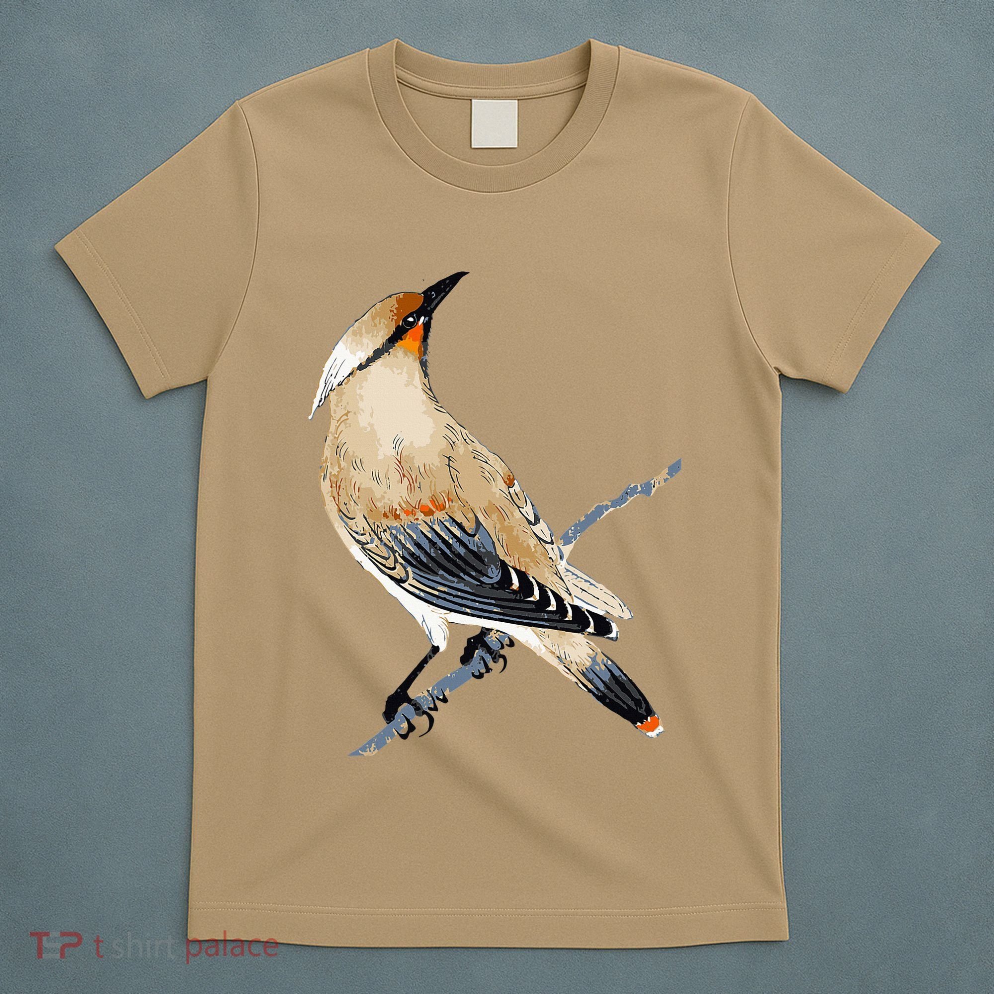 Cedar Waxwing Bird Ornithology Beautiful Songbird T-Shirt