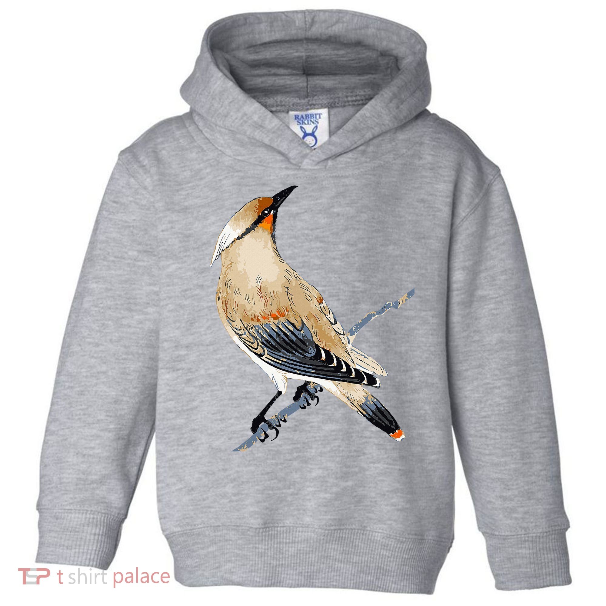 Cedar Waxwing Bird Ornithology Beautiful Songbird Toddler Hoodie
