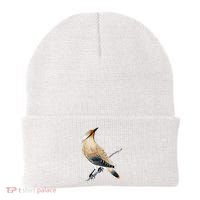 Cedar Waxwing Bird Ornithology Beautiful Songbird Beanie thumb 0