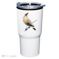 Cedar Waxwing Bird Ornithology Beautiful Songbird Tumbler thumb 0