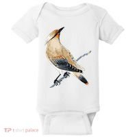 Cedar Waxwing Bird Ornithology Beautiful Songbird Baby Bodysuit thumb 0