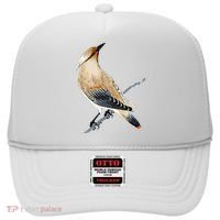 Cedar Waxwing Bird Ornithology Beautiful Songbird Hat thumb 0