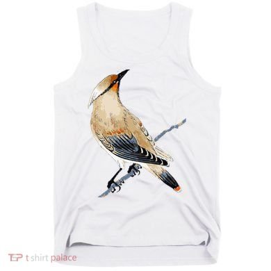 Cedar Waxwing Bird Ornithology Beautiful Songbird Tank Top