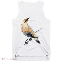 Cedar Waxwing Bird Ornithology Beautiful Songbird Tank Top thumb 0