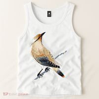 Cedar Waxwing Bird Ornithology Beautiful Songbird Tank Top thumb 2