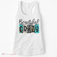 Crazy Women Beautiful Country Music Girl Western Leopard Women's Tank Top thumb 0