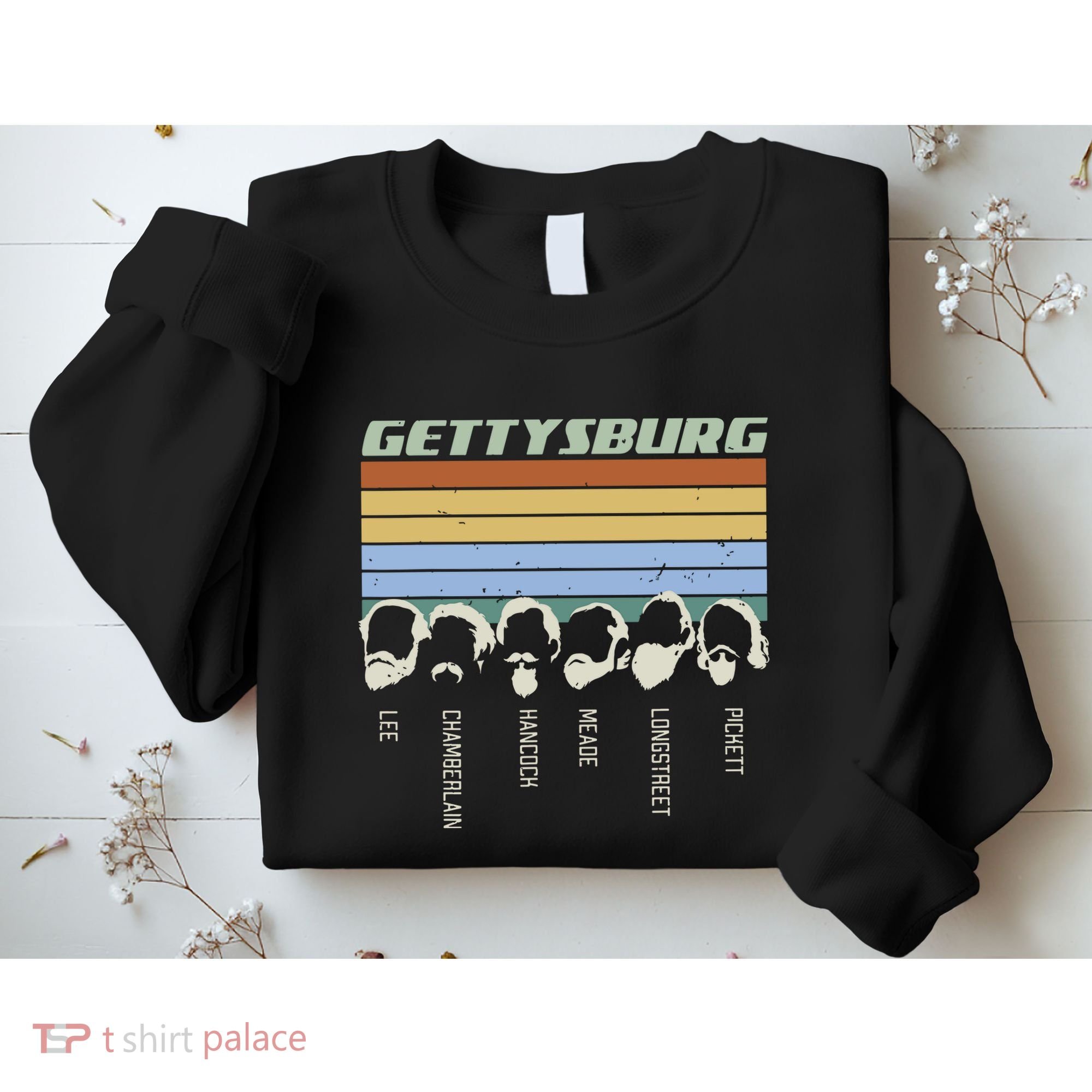 Civil Wars Beards Gettysburg Beard Gift Old School Sweatshirt