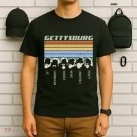 Civil Wars Beards Gettysburg Beard Gift Old School T-Shirt thumb 6