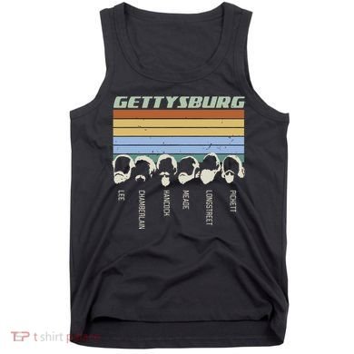 Civil Wars Beards Gettysburg Beard Gift Old School Tank Top