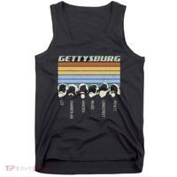 Civil Wars Beards Gettysburg Beard Gift Old School Tank Top thumb 0