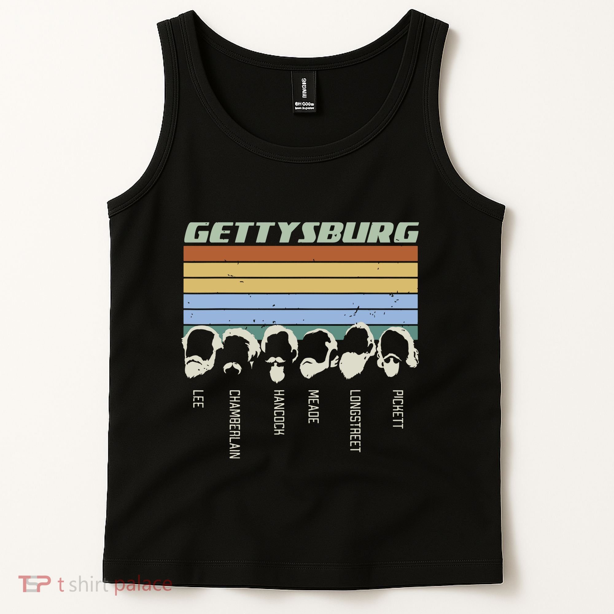 Civil Wars Beards Gettysburg Beard Gift Old School Tank Top