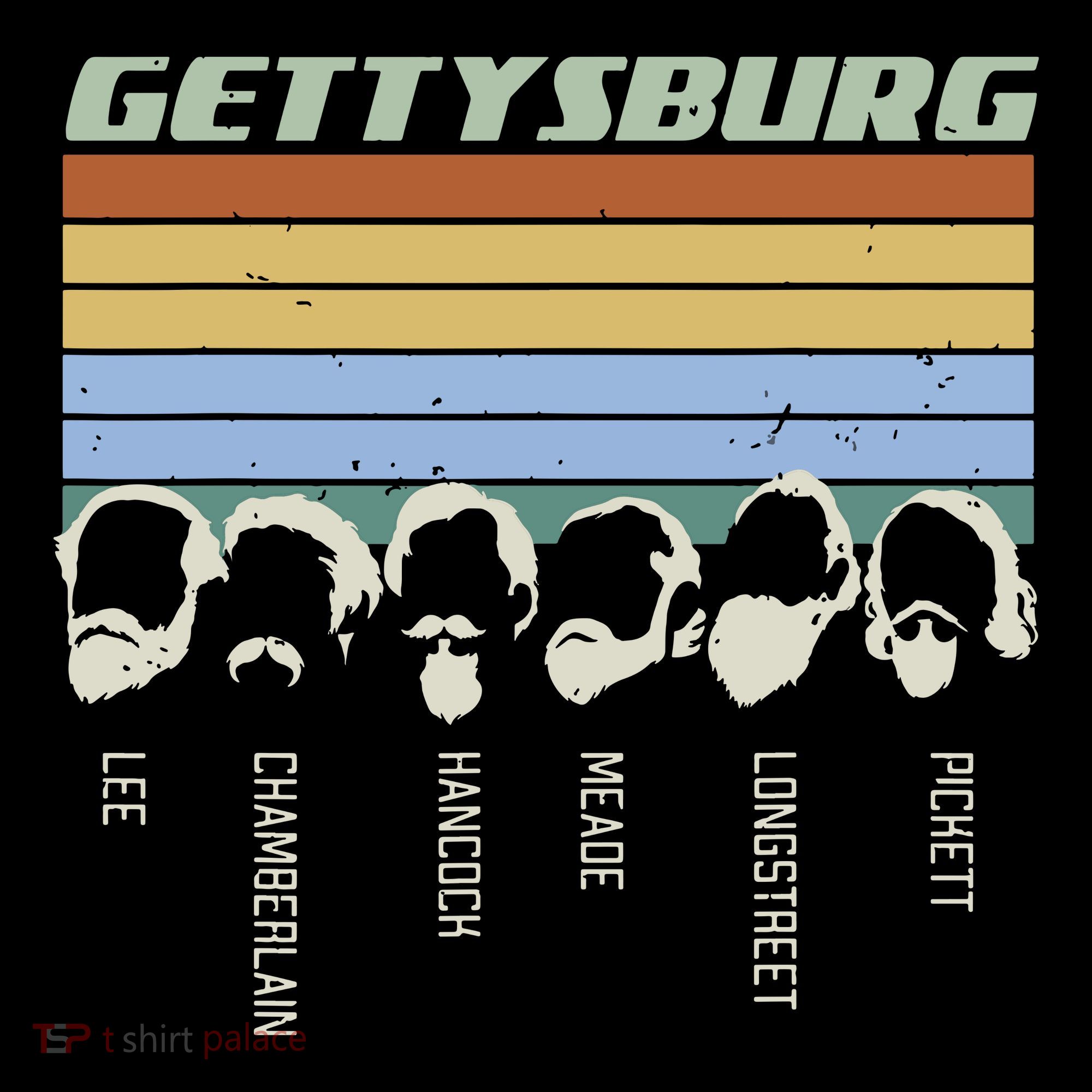 Civil Wars Beards Gettysburg Beard Gift Old School Tank Top