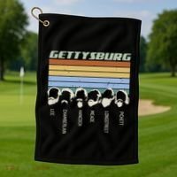 Civil Wars Beards Gettysburg Beard Gift Old School Golf Towel thumb 1