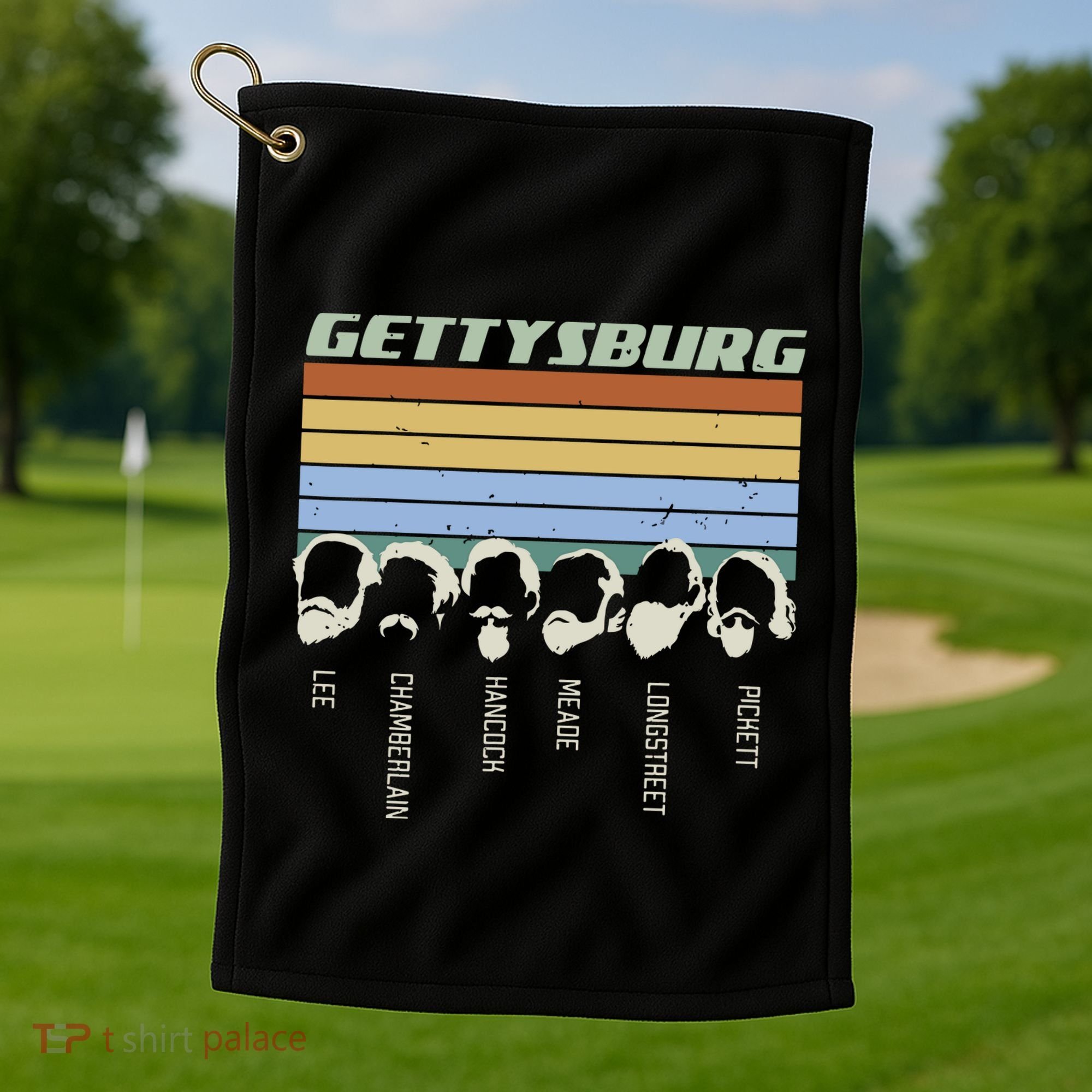 Civil Wars Beards Gettysburg Beard Gift Old School Golf Towel