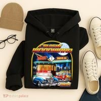 Cruisin Woodward Classic Cars Drive In Diner 2025 Hoodie thumb 4