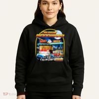 Cruisin Woodward Classic Cars Drive In Diner 2025 Hoodie thumb 5