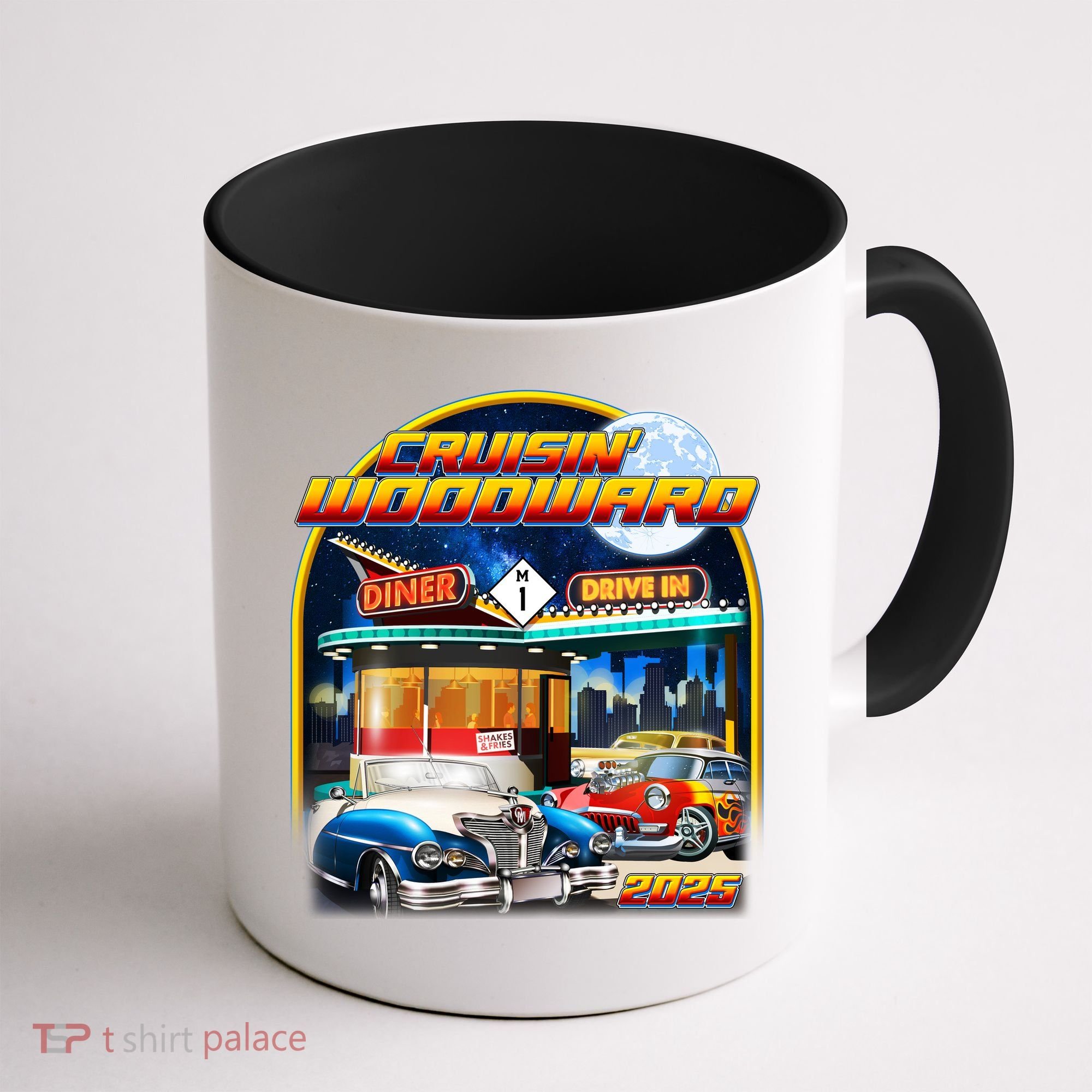 Cruisin Woodward Classic Cars Drive In Diner 2025 Coffee Mug