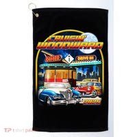 Cruisin Woodward Classic Cars Drive In Diner 2025 Golf Towel thumb 0