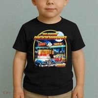 Cruisin Woodward Classic Cars Drive In Diner 2025 Toddler T-Shirt thumb 2