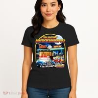 Cruisin Woodward Classic Cars Drive In Diner 2025 Women's T-Shirt thumb 4