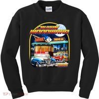 Cruisin Woodward Classic Cars Drive In Diner 2025 Kids Sweatshirt thumb 0