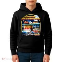 Cruisin Woodward Classic Cars Drive In Diner 2025 Kids Hoodie thumb 4