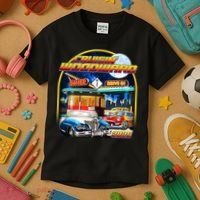 Cruisin Woodward Classic Cars Drive In Diner 2025 Kids T-Shirt thumb 3