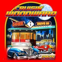 Cruisin Woodward Classic Cars Drive In Diner 2025 Santa Hat thumb 1
