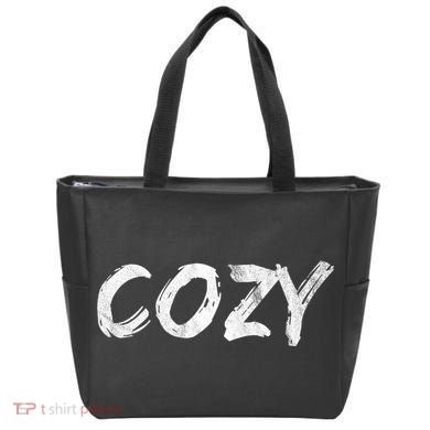 Cozy Word Tote Bag